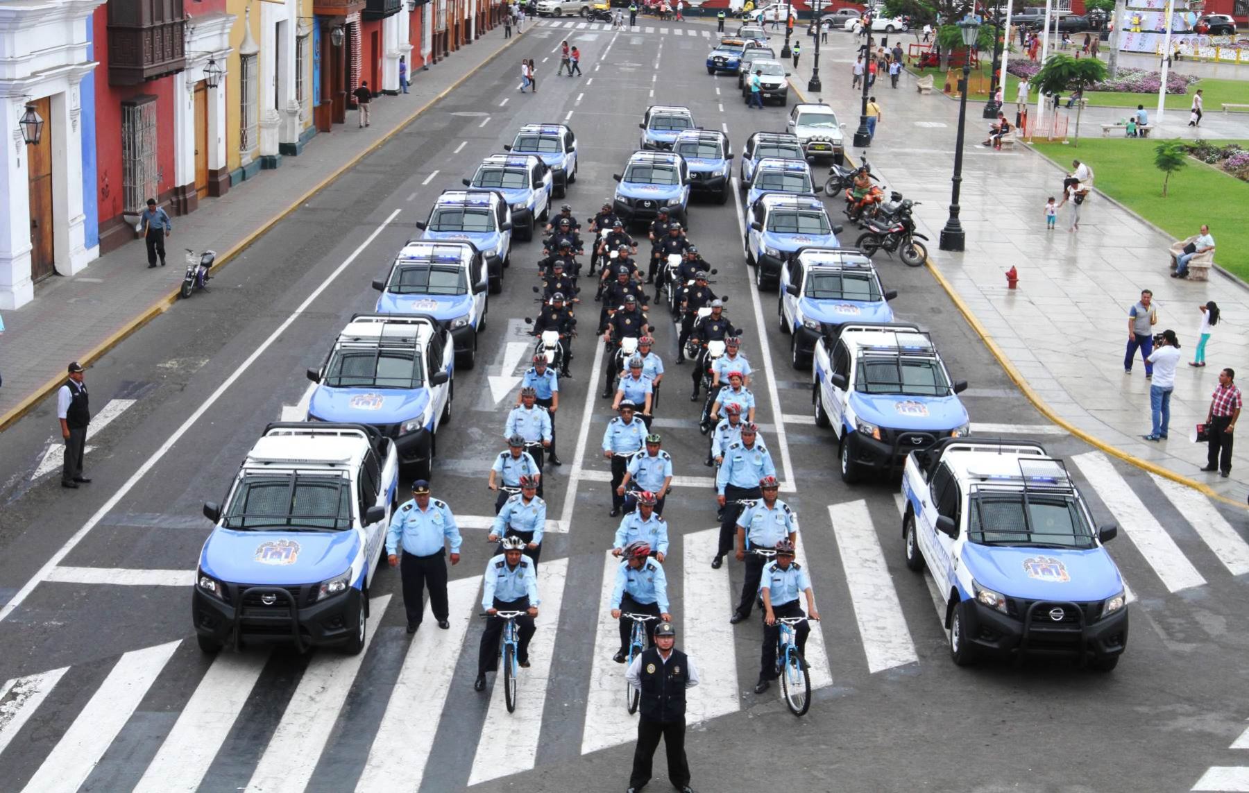 Municipalidad de Trujillo adquirió nuevos vehículos para reforzar seguridad en capital de La Libertad. ANDINA