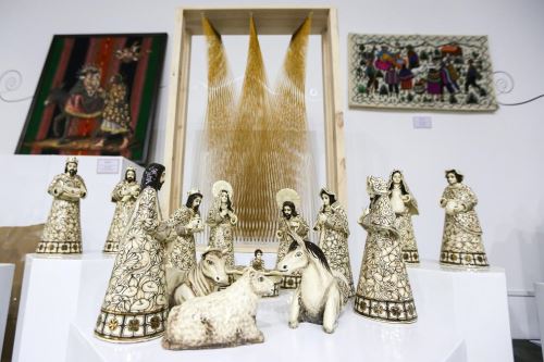 Obras del distinguido artesano Tater Vera Vizcarra del Cusco ANDINA/Difusión