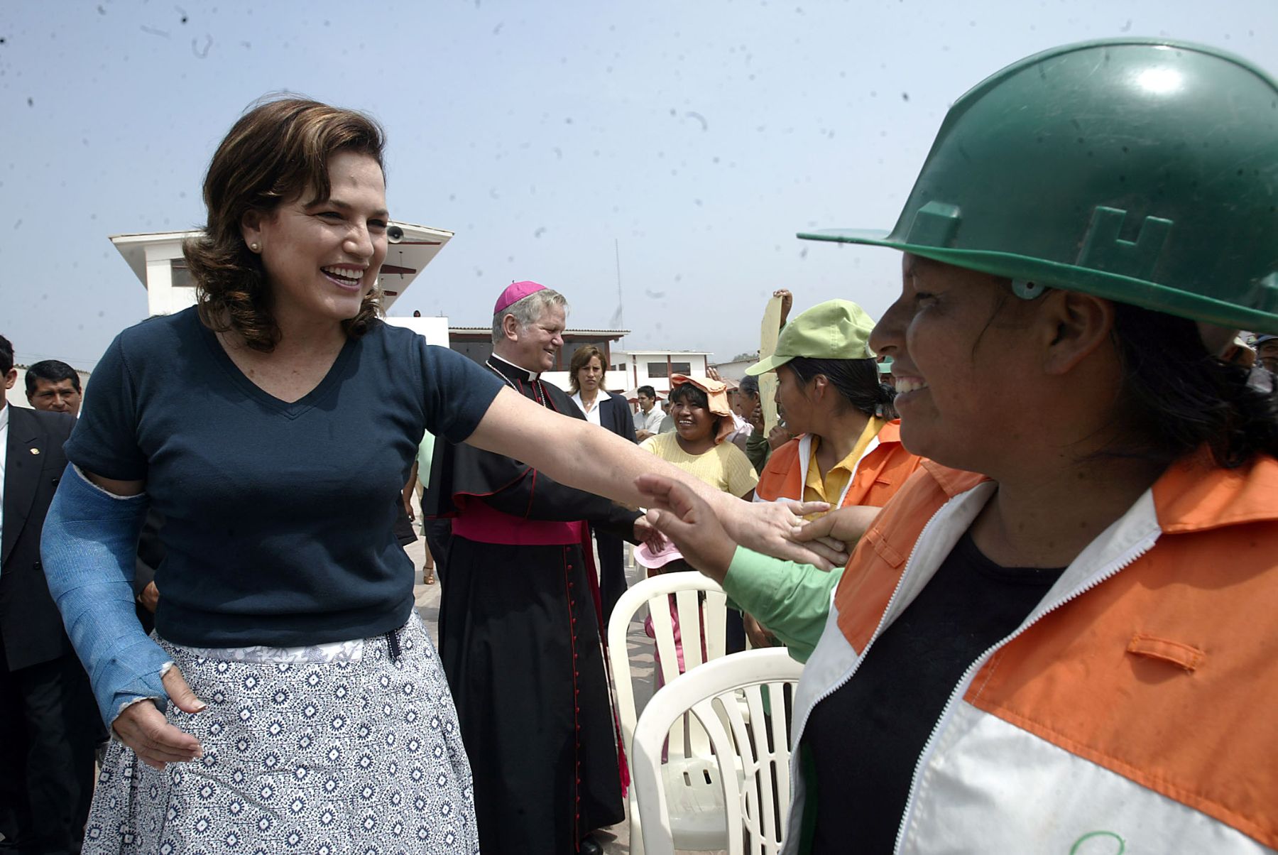 La Ministra de la Mujer, Susana Pinilla Cisneros inauguró centro de Emergencia de la Mujer en la zona de Manchay en el  distrito de Pachacamac. Foto: ANDINA / Alberto Orbegoso