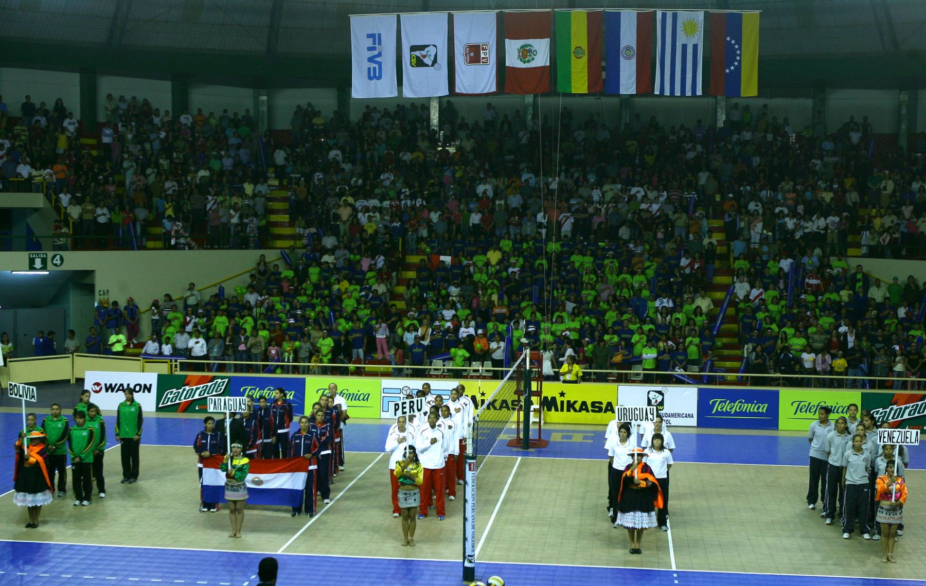 Inauguraciòn de torneo clasificatorio continental femenino para las olimpiadas Beijing 2008 en Lima . Foto: ANDINA / Piero Vargas