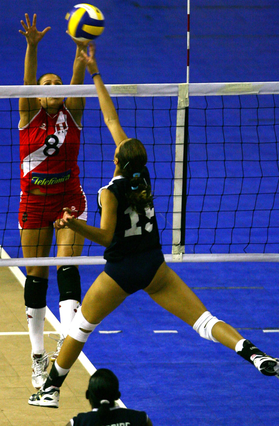 Partido entre la selecciòn de Voley de Perù y venezuela, clasificatorio para las Olimpiadas de Beijing. Foto: ANDINA /Piero Vargas