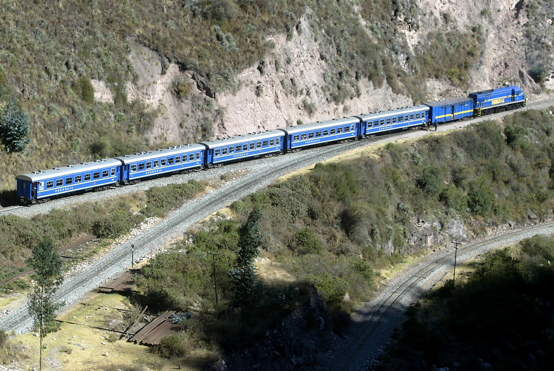 Las operaciones ferroviarias en el tramo Cusco-Puno, del ferrocarril del sur, continuarán suspendidas por las protestas que persisten en algunas zonas de la ruta. Foto: ANDINA/archivo