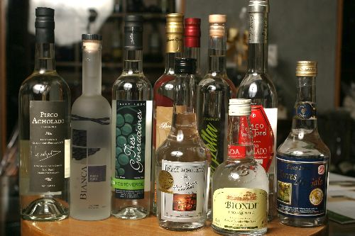 Botellas de pisco. Foto: ANDINA/Archivo.