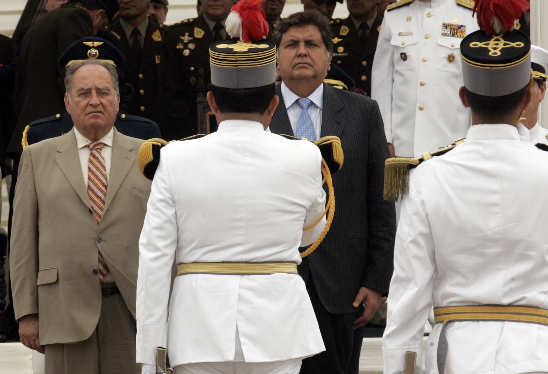 Presidente Alan Garcìa encabeza ceremonia en homenaje a los Defensores de Lima en el Morro Solar. Foto: ANDINA/ Juan Carlos Guzmàn Negrini.