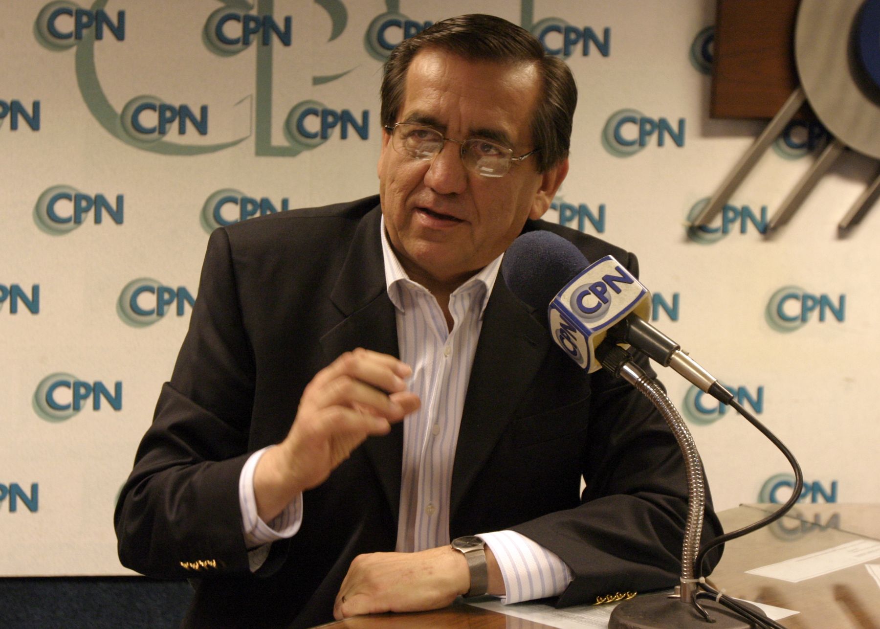Premier Jorge del Castillo, en entrevista en CPN Radio. Foto. ANDINA/ Stephanie Zollner