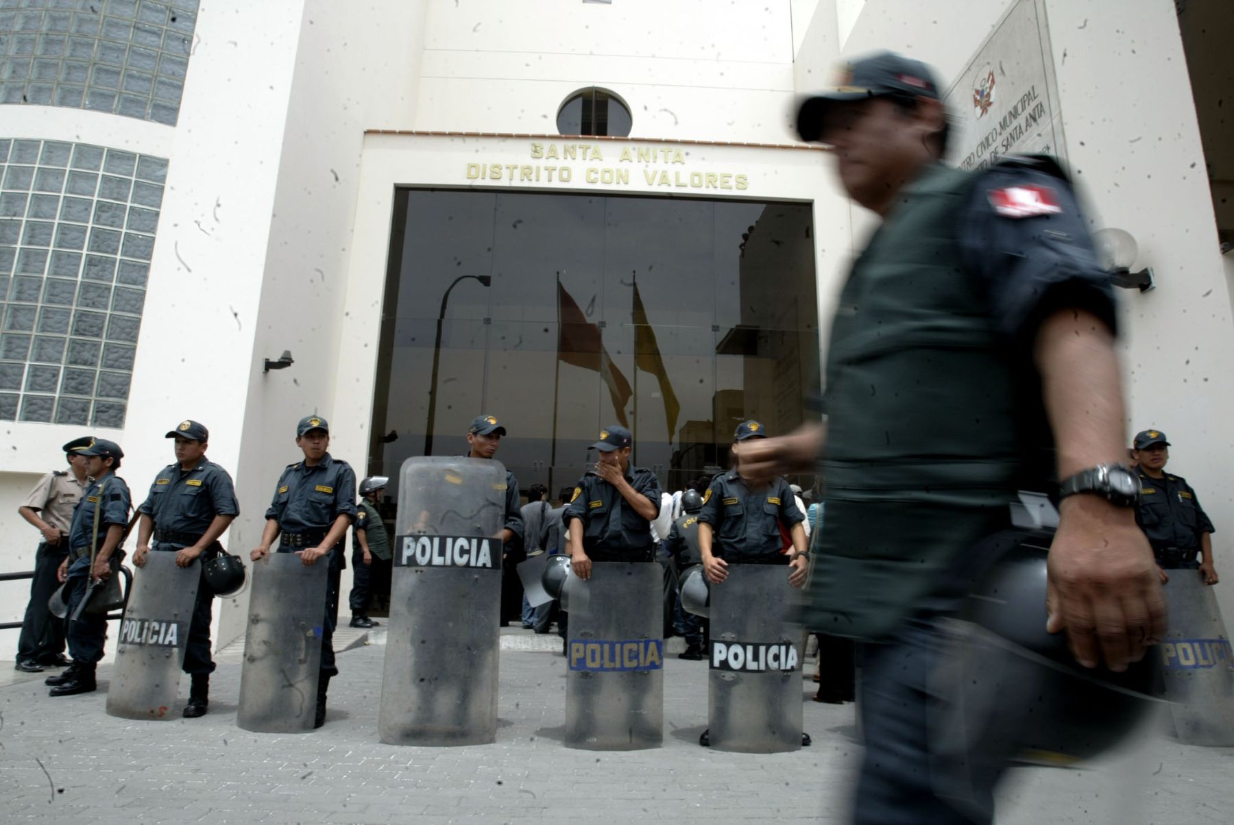 Policía Nacional de Perú. Foto: ANDINA/Alberto Orbegoso.