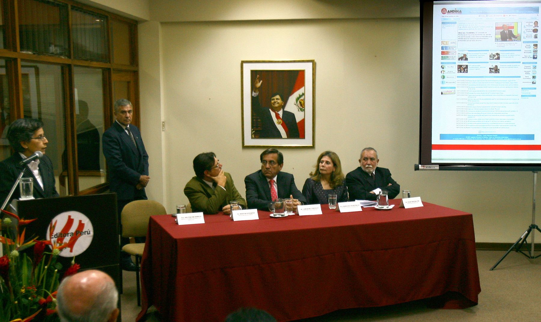 Presentan nuevo portal de laagencia Andina. Foto: ANDINA/Piero Vargas