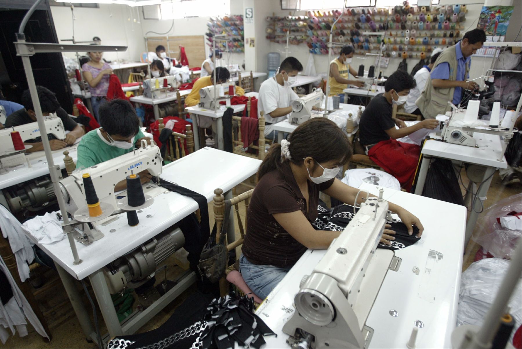 Textile and apparel industry in Peru. Photo: ANDINA/ Alberto Orbegoso