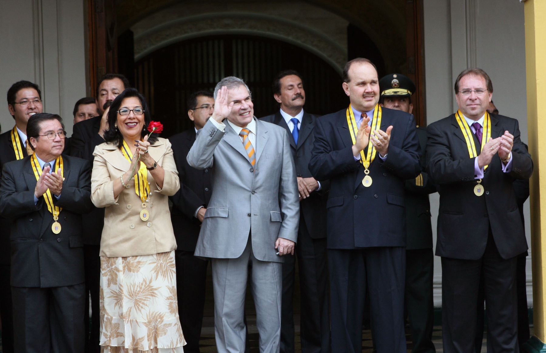 Alcalde de Lima,Luis Castañeda en homenaje a lima. Foto: ANDINA/Norman Córdova