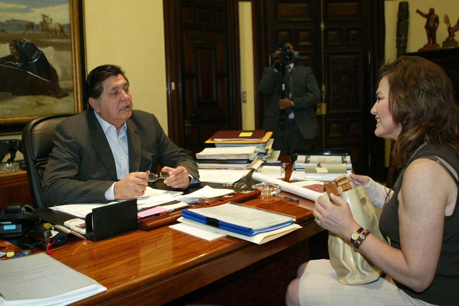 Jefe de Estado se reune con la ministra de la Mujer y Desarrollo Social, Susana Pinilla. Foto:ANDINA/Archivo.