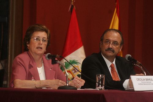 Gobierno Español (AECID) otorga una subvención de Estado de un milón de euros para la implementación y desarrollo social y cultural del Instituto Nacional de Cultura (INC): Foto: ANDINA/Maritza Rosales.