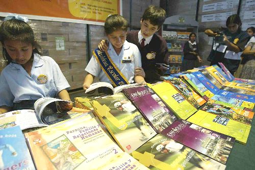 Ministerio de Educación distribuira textos escolares. Foto:ANDINA/Archivo