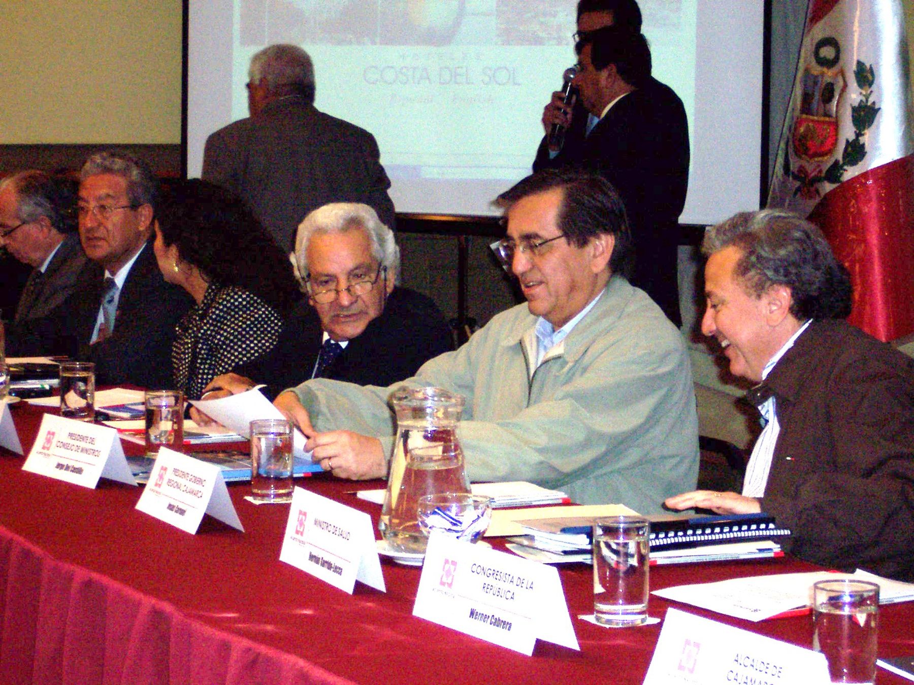 El presidente del Consejo de Ministros, Jorge del Castillo, presidió este viernes la septuagésima octava sesión del Foro del Acuerdo Nacional en la ciudad de Cajamarca. Foto:ANDINA/ Eduard Lozano