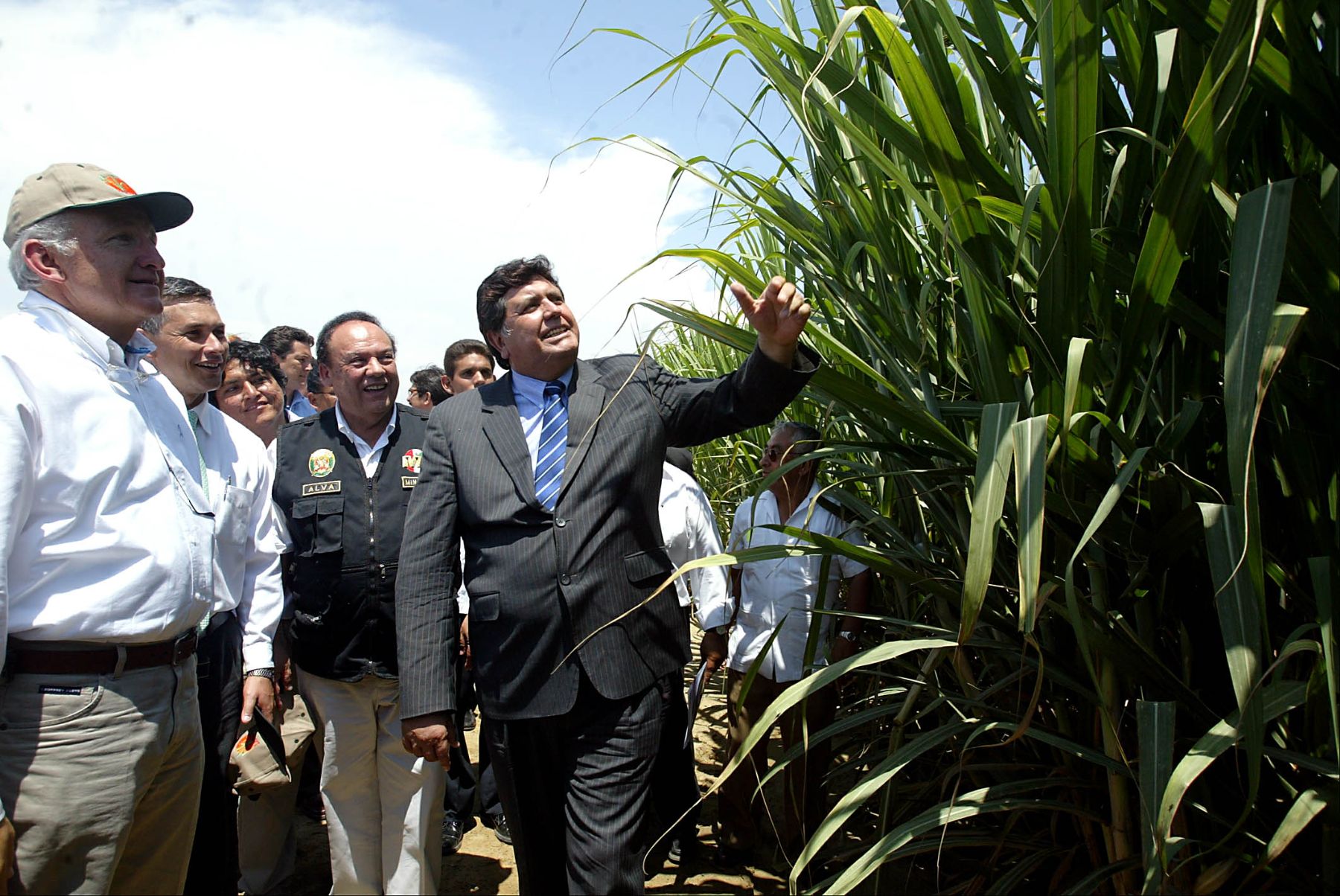 Presidente Alan García inaugura obras de "Proyecto Arena Dulce", en la Empresa Agroindustrial Laredo, Trujillo. Foto: ANDINA / Alberto Orbegoso