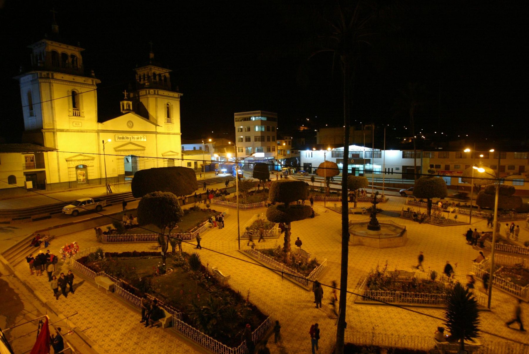 Vista de la plaza de armas de Cutervo. Foto: ANDINA / Alberto Orbegoso