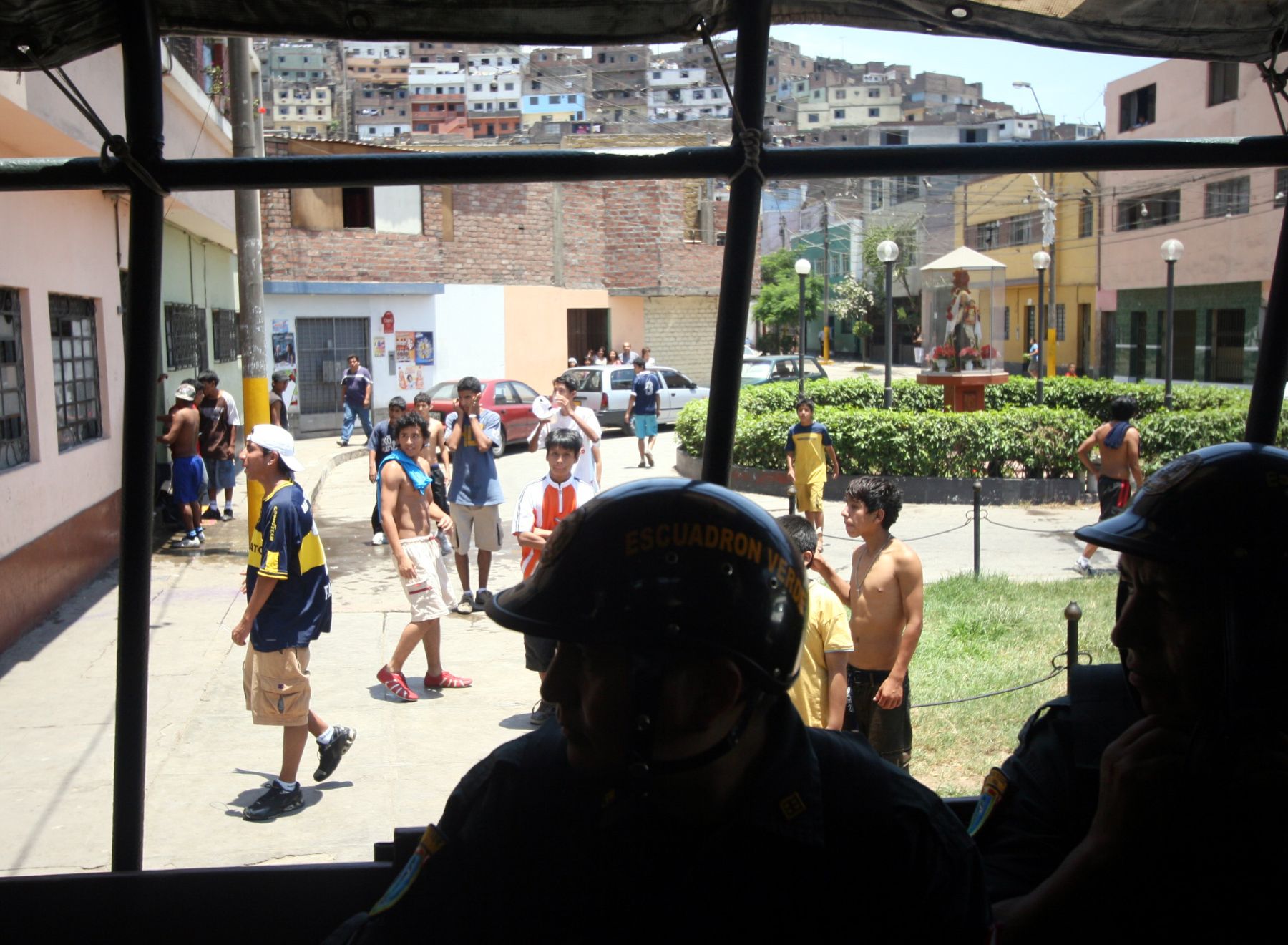 Escuadrón Verde continua por tercer domingo consecutivo operativo "Carnavales 2008". Foto: ANDINA/Maritza Rosales.