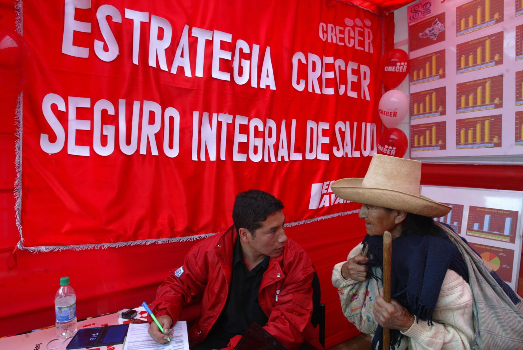 Lanzamiento del programa "Crecer" en la ciudad de cutervo. Foto: ANDINA / Alberto Orbegoso