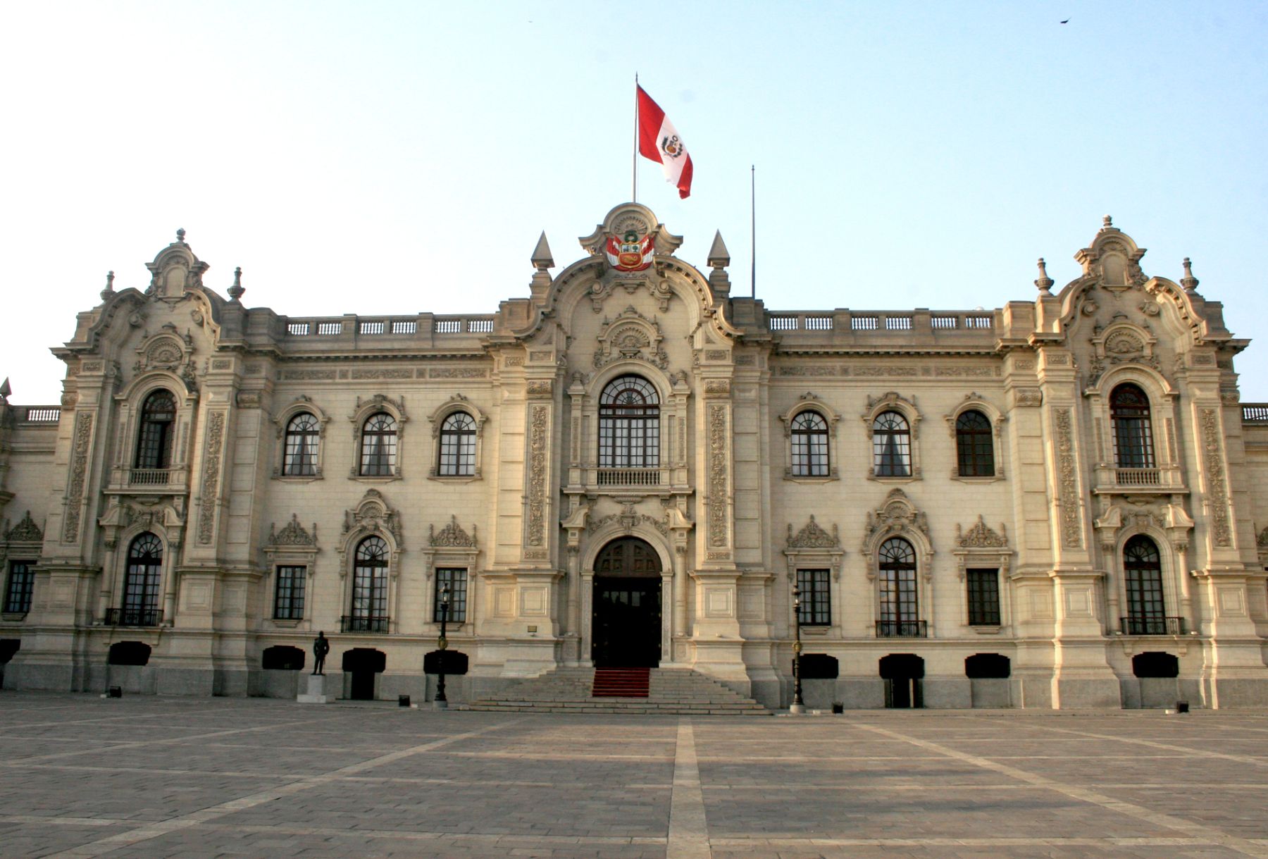 Fachada de Palacio de Gobierno. Foto:ANDINA/Archivo