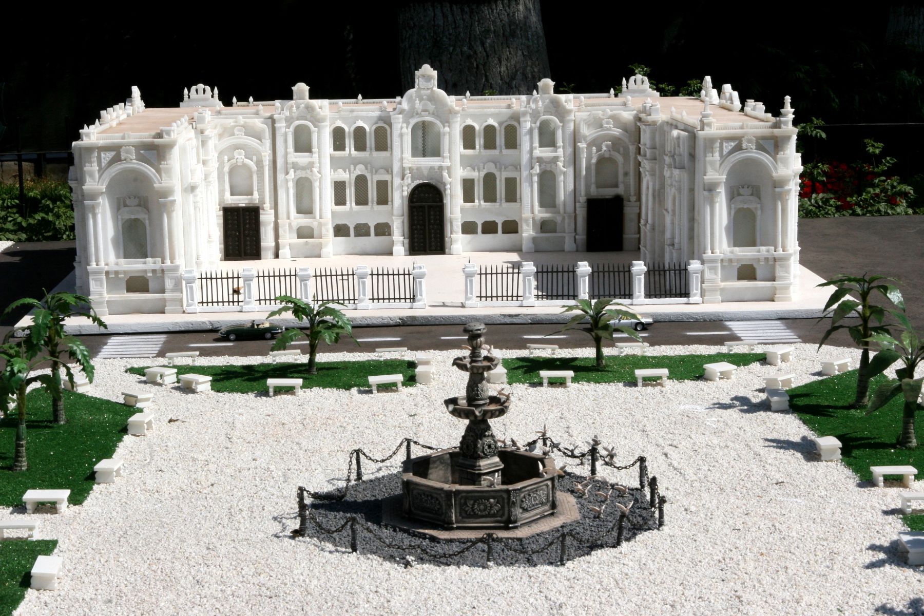 Maqueta de Palacio de Gobierno.Foto:ANDINA/Norman Córdova