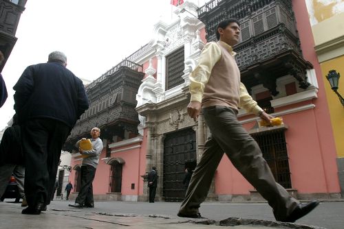 Torre Tagle Palace in Lima is Ministry of  Foreign Affairs theadquarters.  ANDINA/archivo