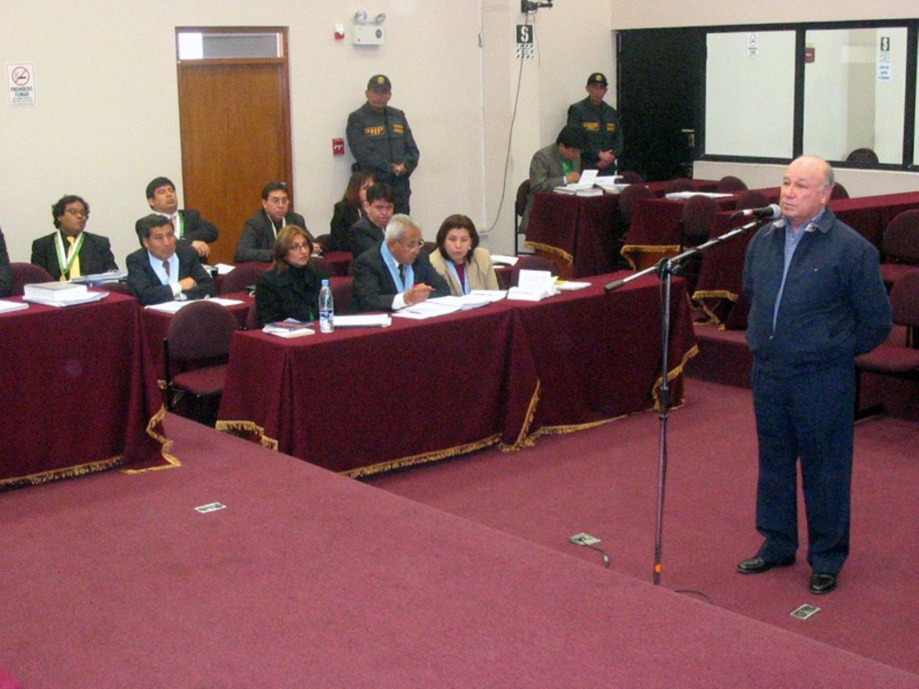 El ex jefe nominal del Servicio de Inteligencia Nacional (SIN) Julio Salazar Monroe. Foto: Poder Judicial