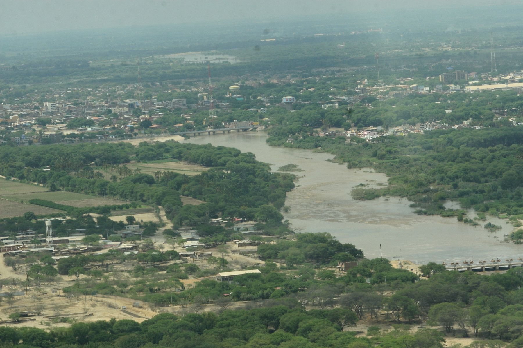 Vista panorámica de ciudad de Piura.Foto:ANDINA/Norman Cordova