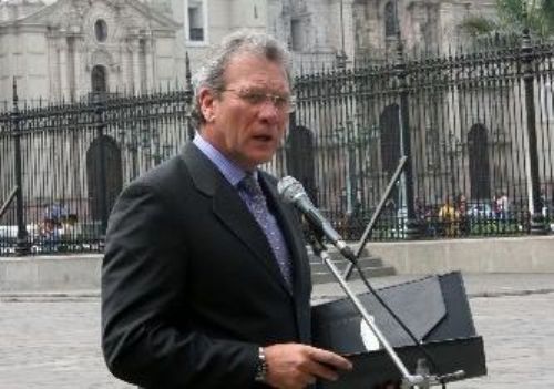 Vicecanciller Gonzalo Gutiérrez
