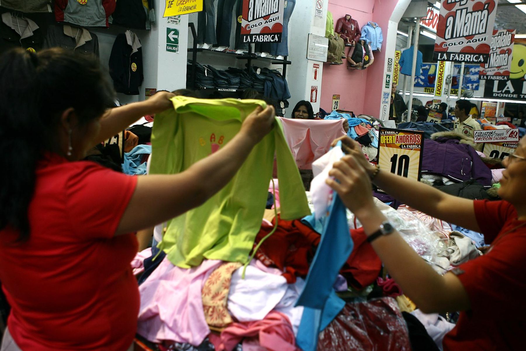 Confecciones peruanas. Foto: ANDINA/archivo