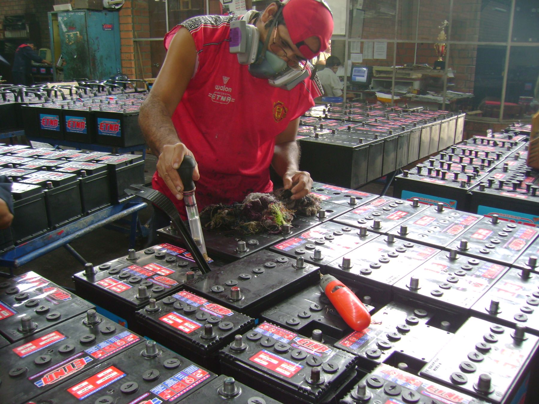 Producción de baterías. Foto: ANDINA/ difusión