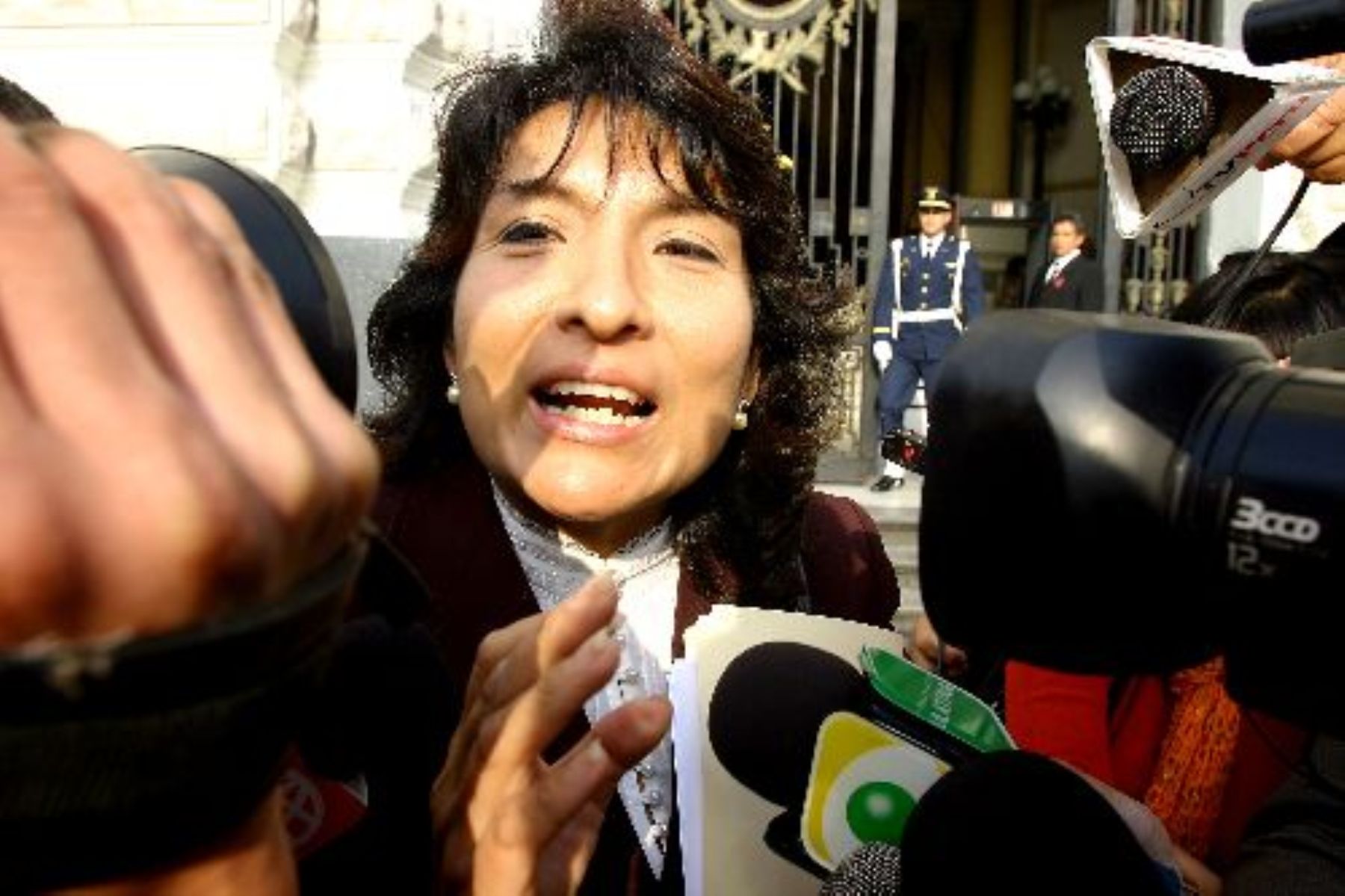 Suspendida ex congresista Elsa Canchaya. Foto:ANDINA/Archivo.