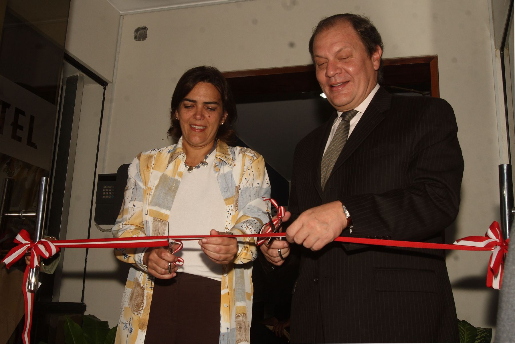 Ministra Verónica Zavala, inaugura oficina de atención al usuario de Osiptel. Foto:ANDINA/Héctor Vinces
