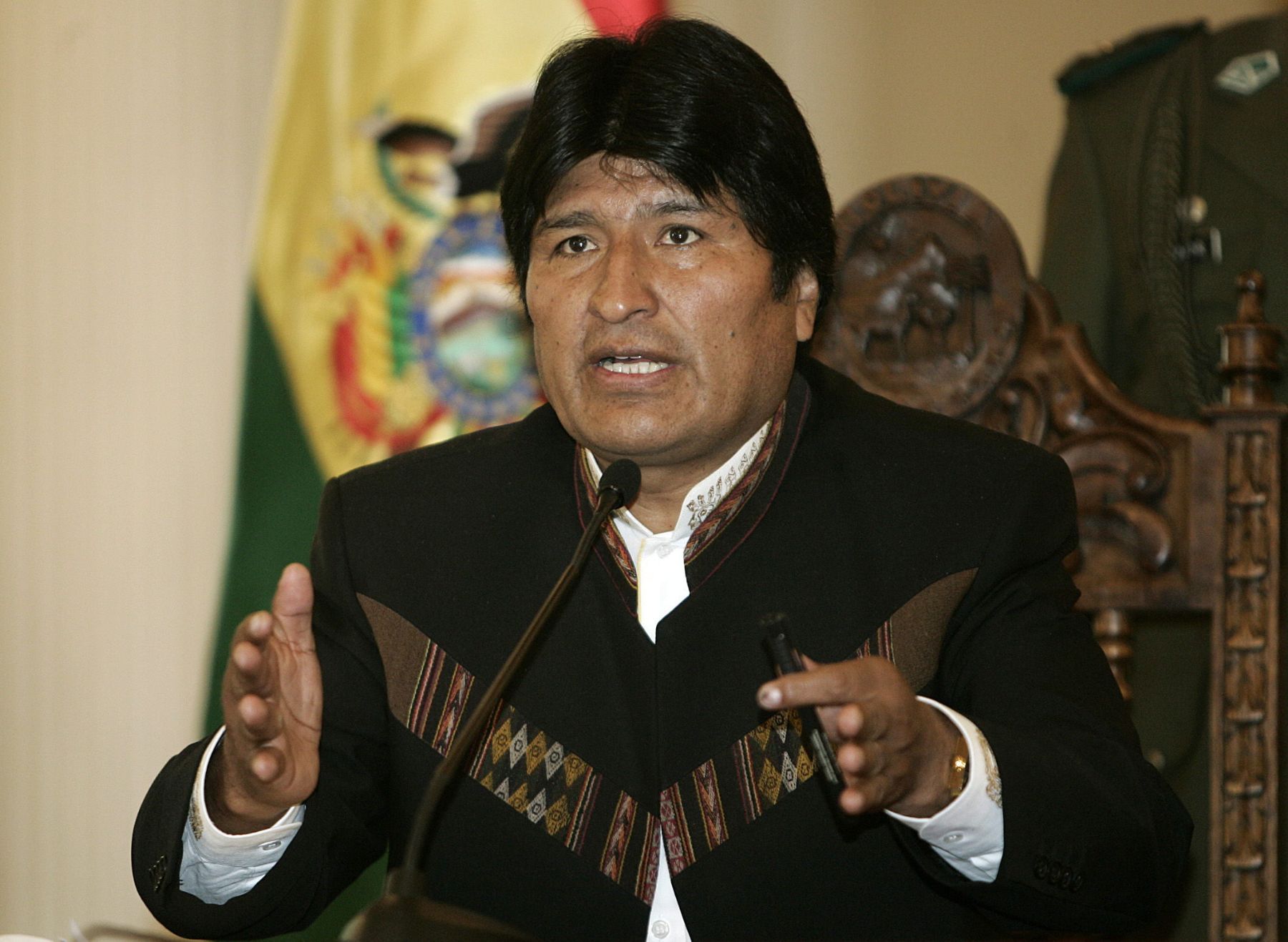 Presidente de Bolivia, Evo Morales. FOTO:Andina/archivo.
