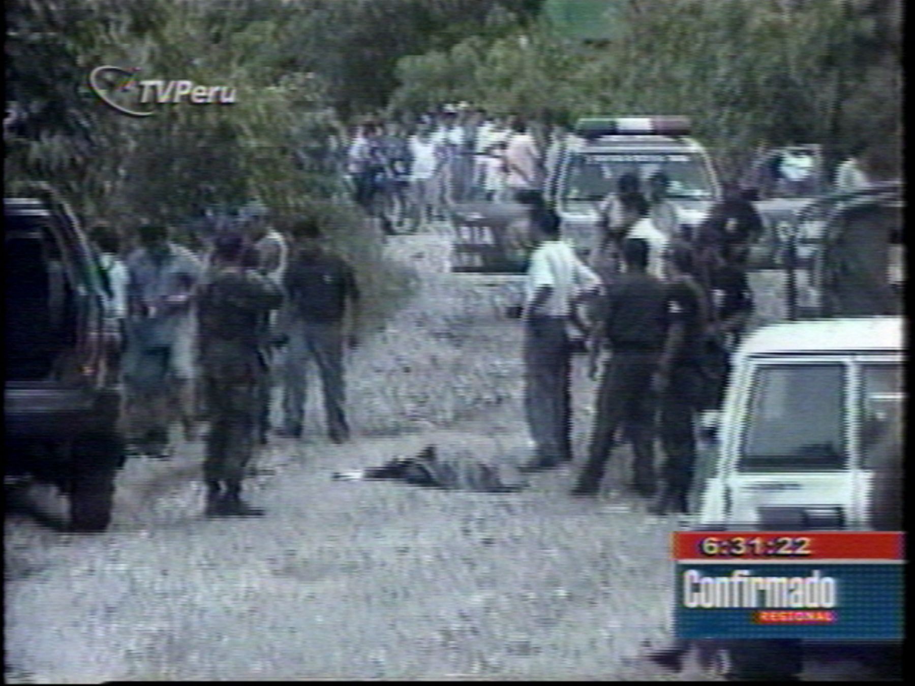 Escenario donde falleciò una mujer policìa en emboscada perpetrada por narcotraficantes en Ayacucho.  TVFoto.