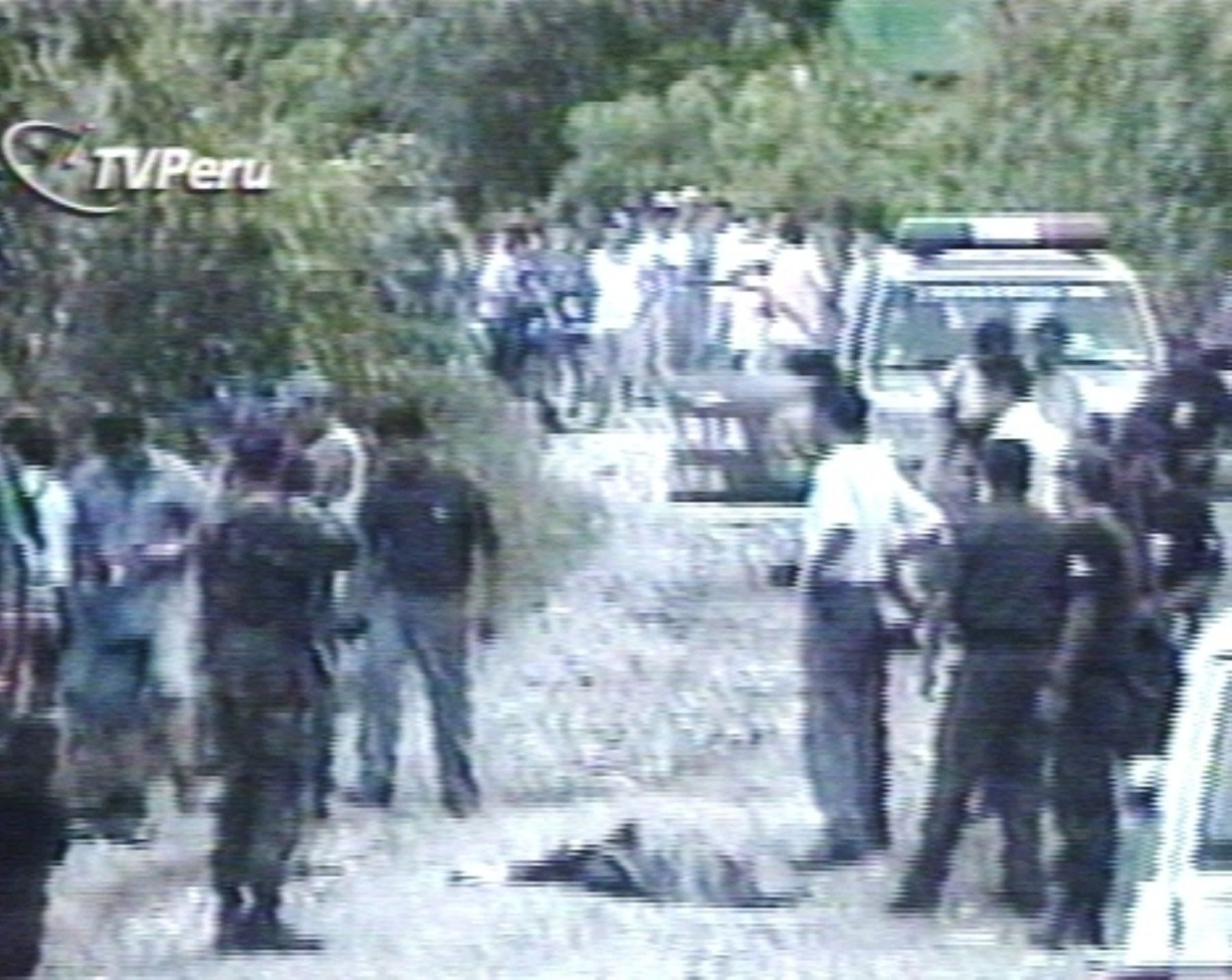 Escenario donde falleciò una mujer policìa en emboscada perpetrada por narcotraficantes en Ayacucho.  TVFoto.