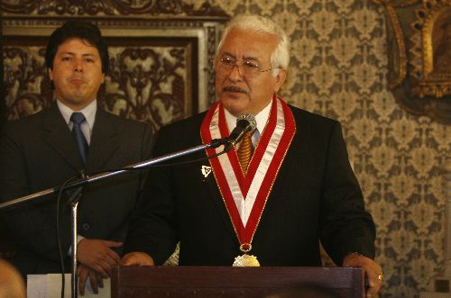 Rector de la Universidad Inca Garcilaso de la Vega, Luis Cervantes. Foto: ANDINA/archivo