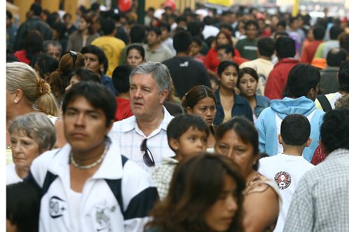 Población peruana. Foto: ANDINA/Archivo.