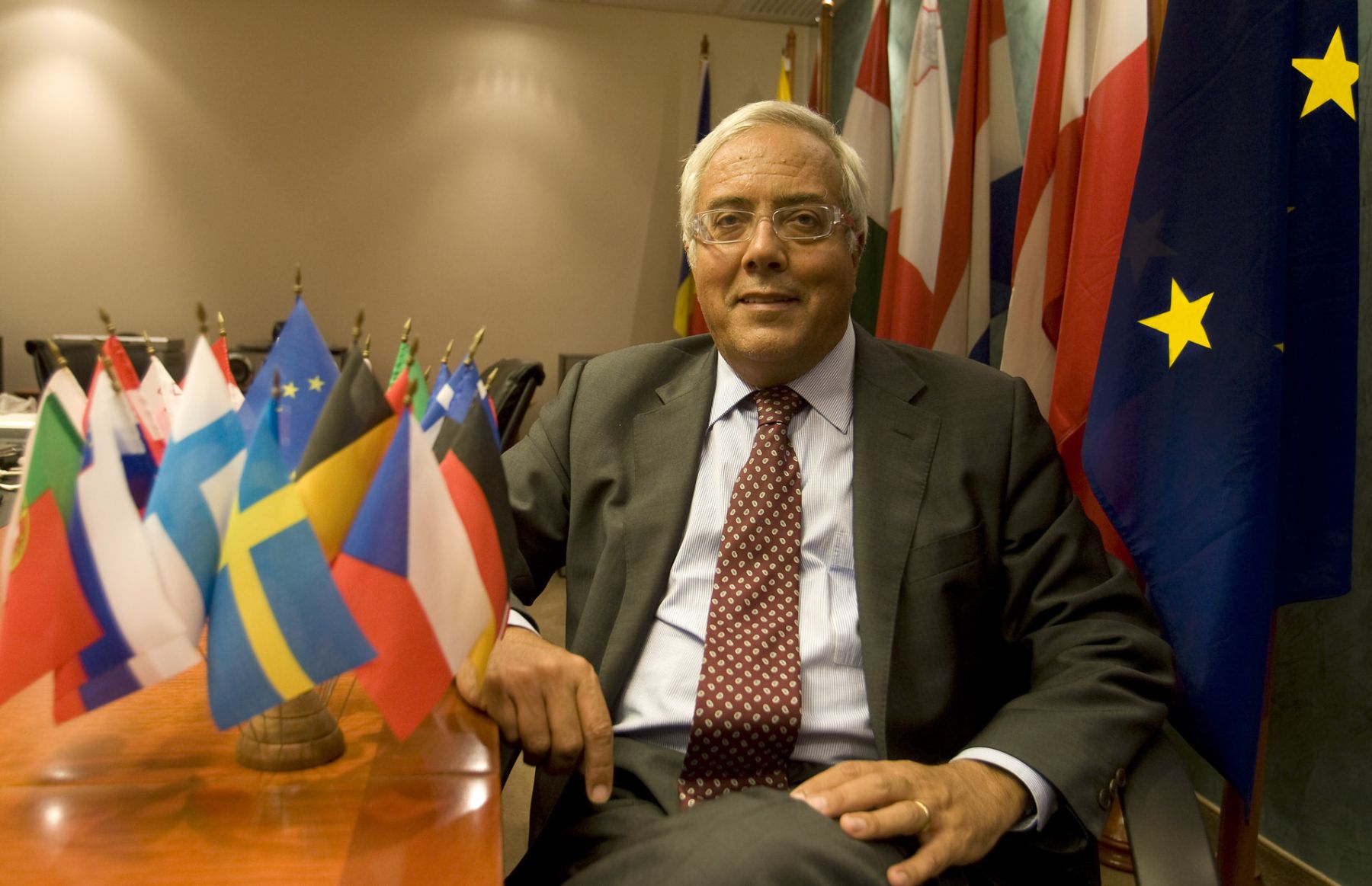 Entrevista al embajador Antonio Cardoso Mota, jefe de la delegación de la Comisión Europea en el Perú. Foto: ANDINA/Jack Ramón Morales.