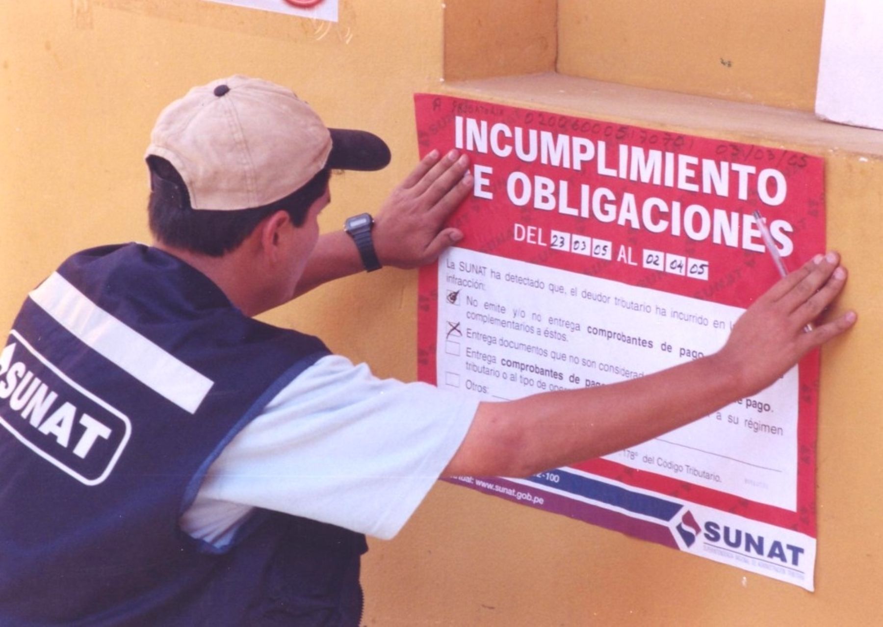 La Sunat intervino más de 19 mil locales comerciales de Lima en primer trimestre del año 2008. Foto: Sunat.