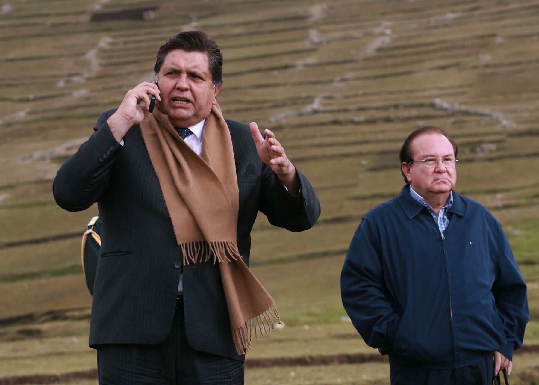 El jefe del Estado, Alan García, en Huancavelica. Foto: ANDINA/Sepres/Oscar Farje