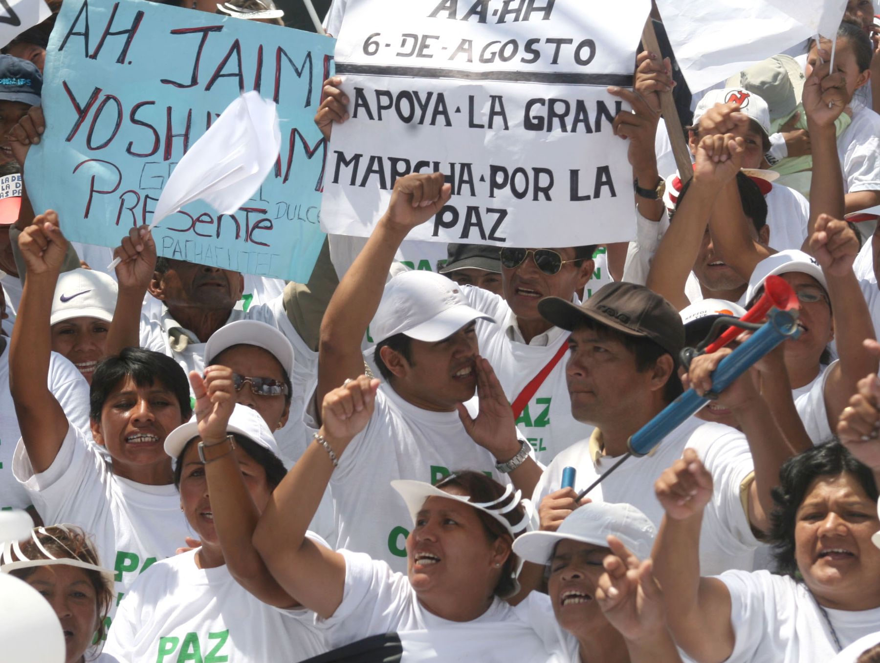 Marcha pacífica "por la paz", promovida por el Presidente de la Región Callao, Alexander Kouri. Foto: ANDINA/Maritza Rosales.