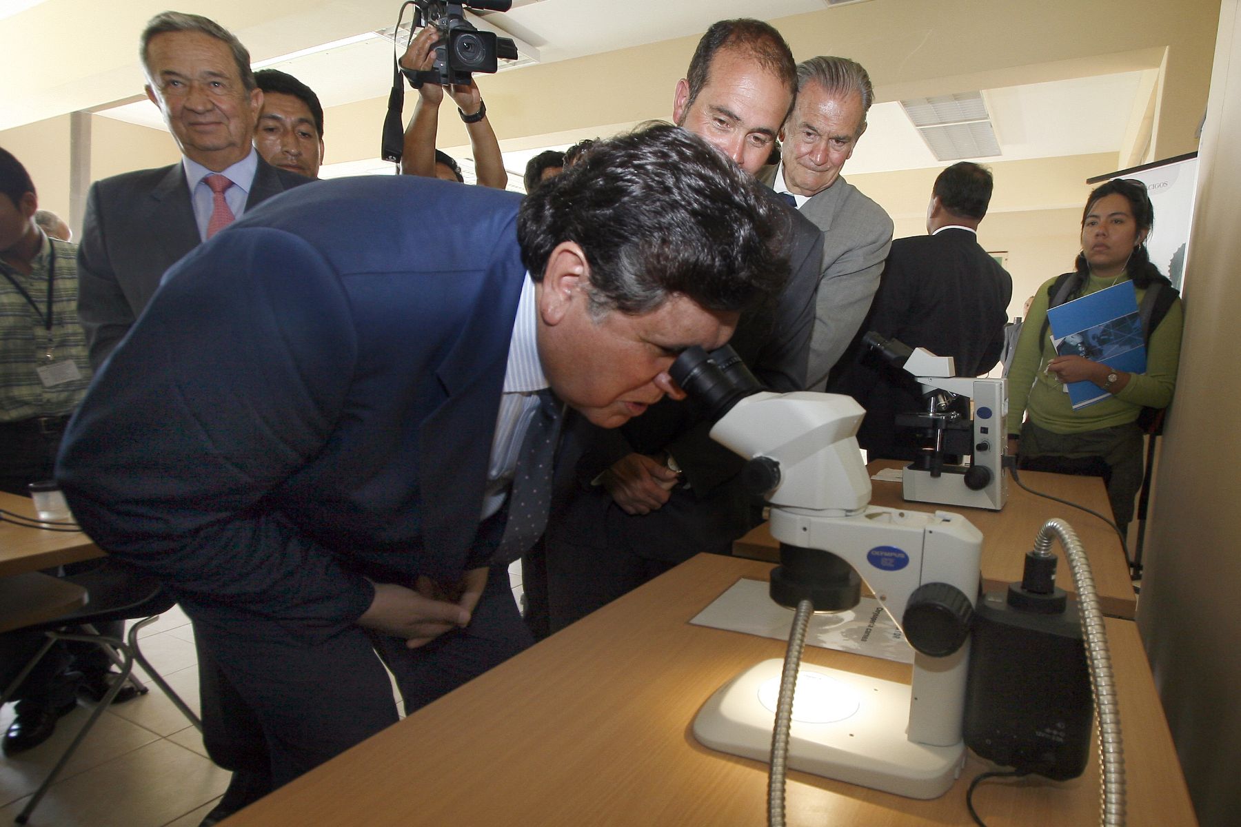 El Presidente de la República, Alan García Pérez, asiste a la inauguraciòn del campus de Tecsup en Trujillo. Foto: ANDINA/Stephanie Zollner.