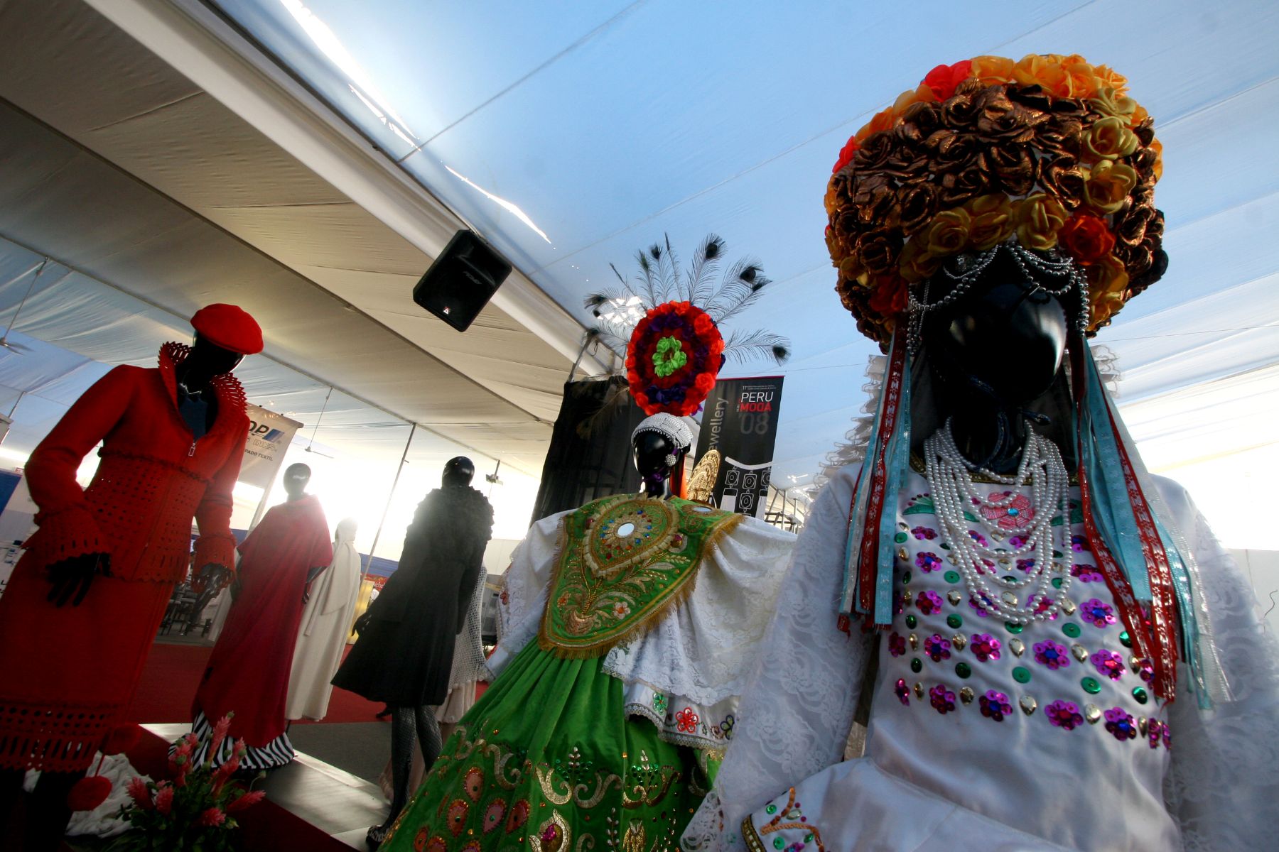 Feria Internacional de Textiles Perú Moda, Confecciones, Calzado y Joyería en el Jockey Plaza. Foto: ANDINA/Alberto Orbegoso.