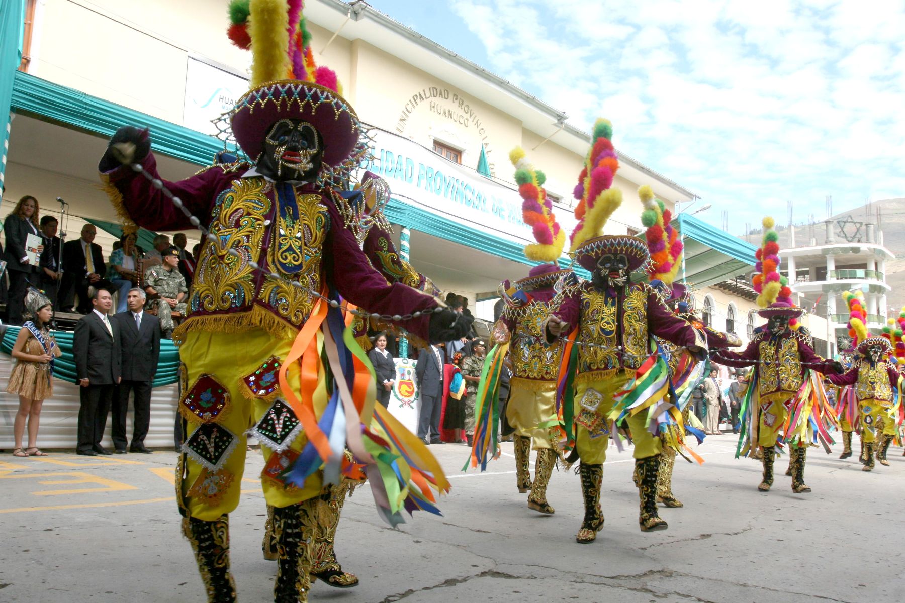 Grupo de danzantes “Los Negritos”.