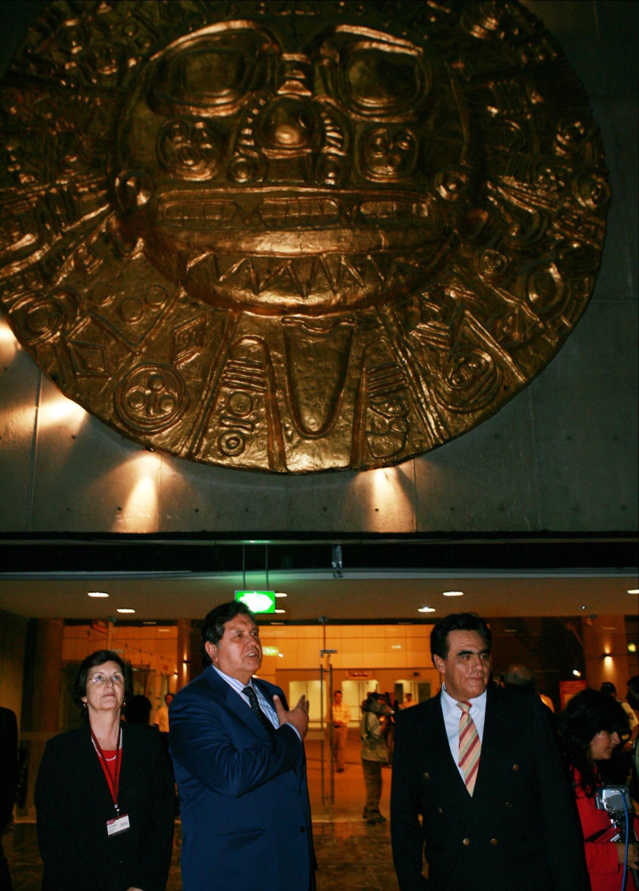 Presidente, Alan García Perez visita la sede de la V Cumbre Unión Europea, el Caribe, America Latina. Foto: Dante Zegarra.