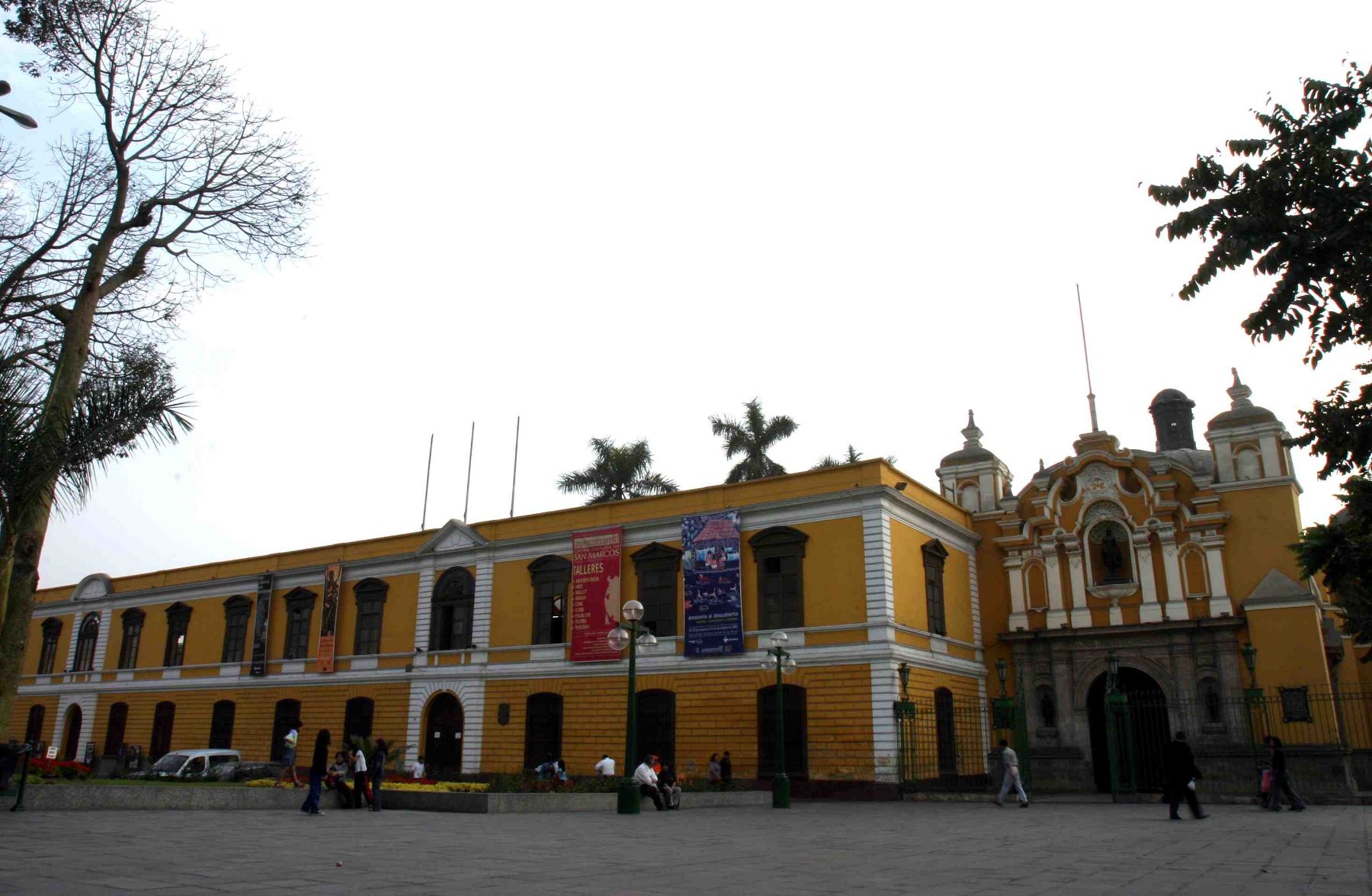 Fachada de la Casona de la Universidad San Marcos. Foto: Andina/Archivo.
