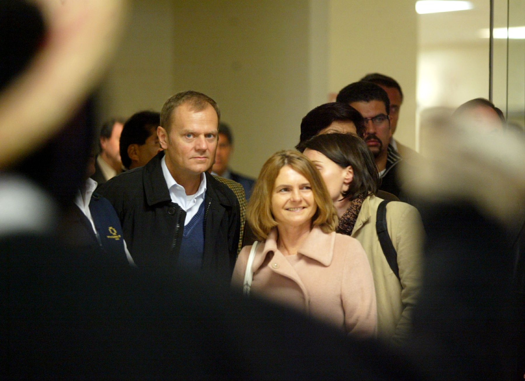 Llegada del Primer Ministro de Polonia, Donald Tusk, a la ciudad de Cusco,  junto con su esposa y delegación. Foto: ANDINA / Alberto Orbegoso