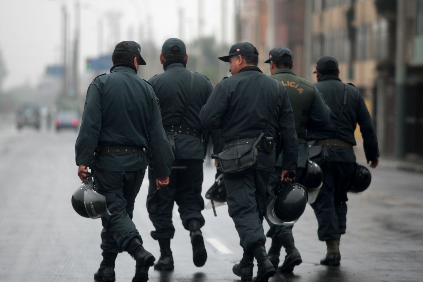 Incrementa la seguridad en los alrededores del Museo de la Nación. Foto. ANDINA/ Piero Vargas