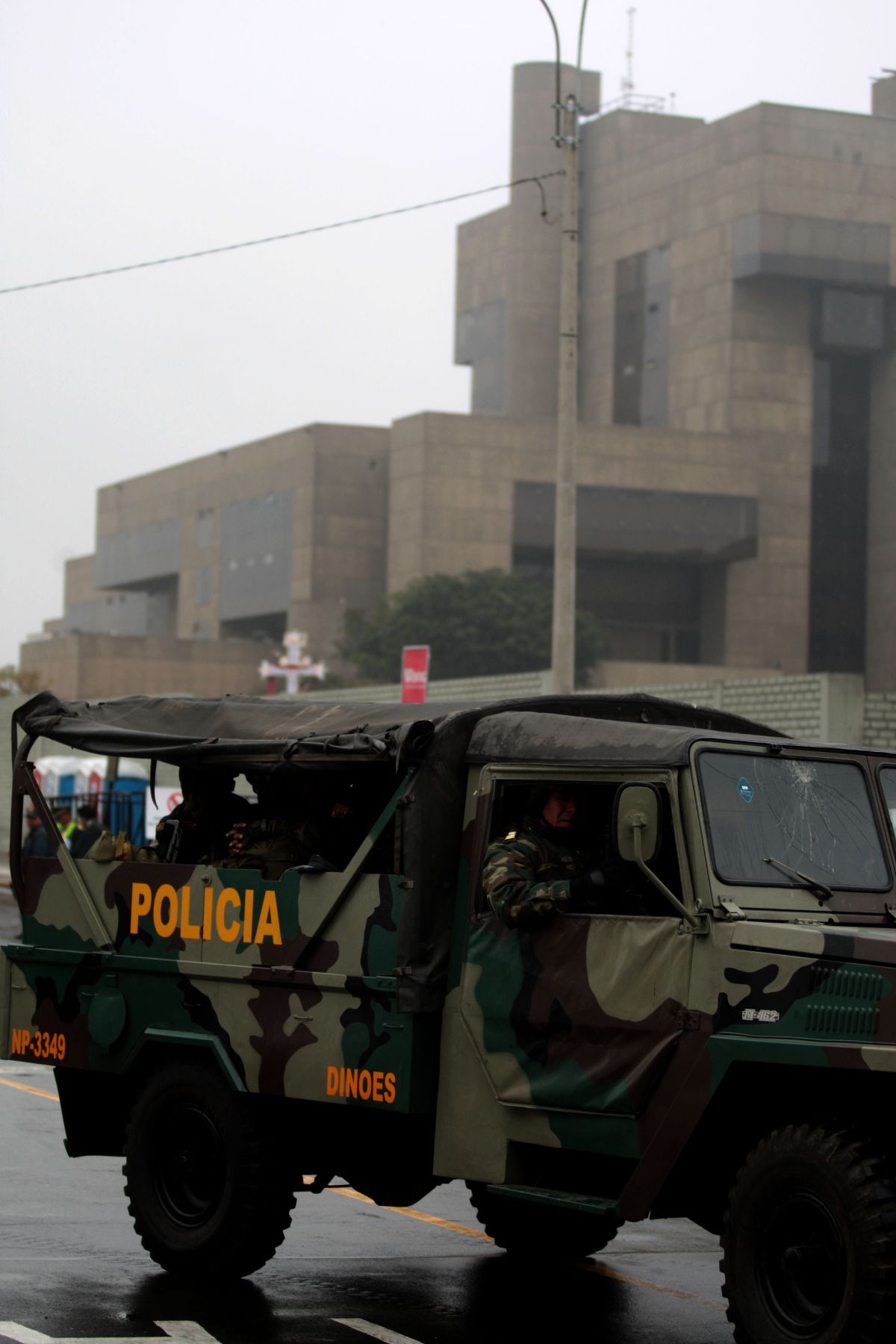 Incrementa la seguridad en los alrededores del Museo de la Nación. Foto. ANDINA/ Piero Vargas