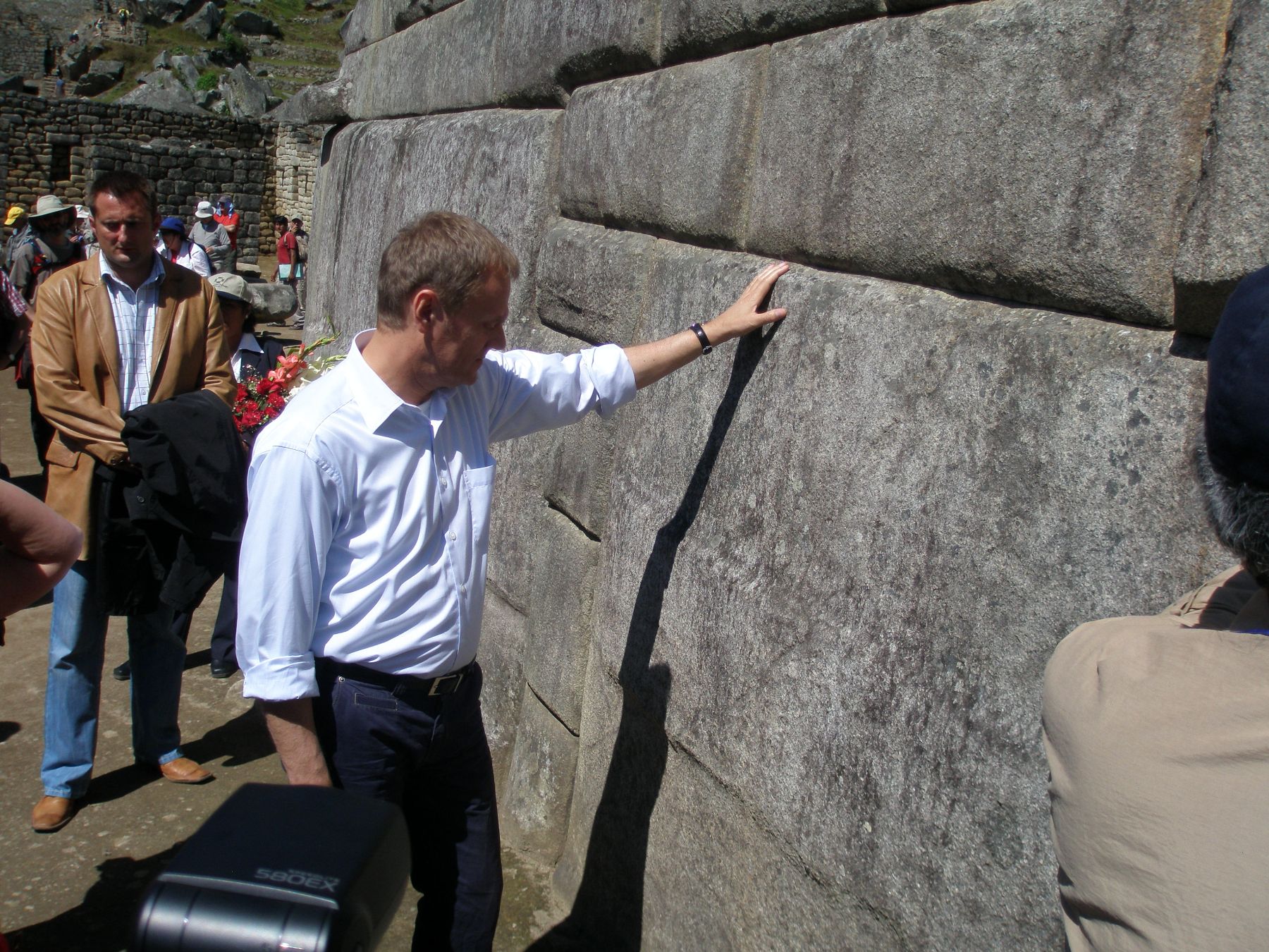 Para el primer ministro de Polonia, Donald Tusk, Machu Picchu “es un lugar lleno de energía”. Foto: ANDINA / Moisés Bendezú.