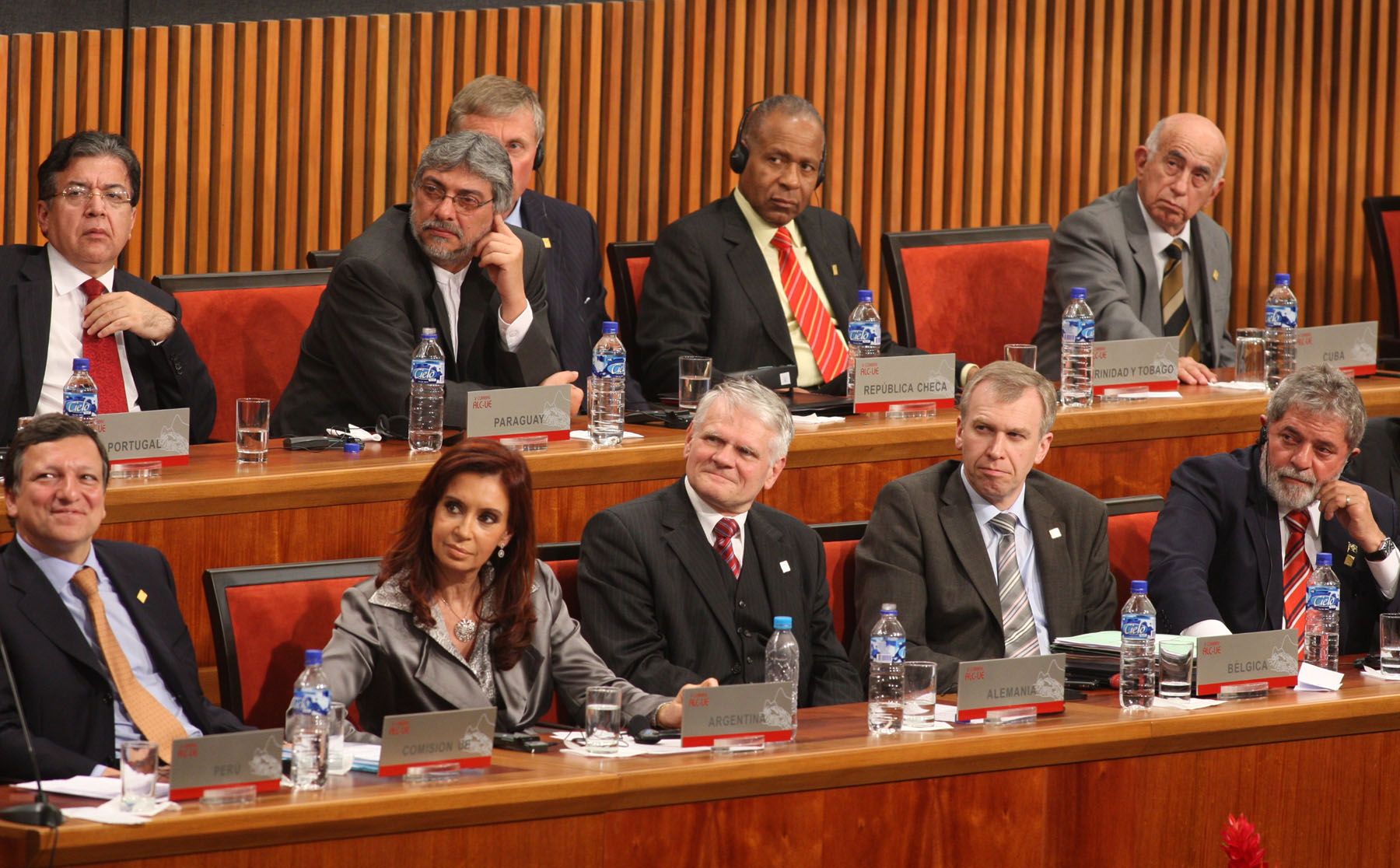La presidenta de Argentina en la V Cumbre ALC-UE esta noche en Lima. Foto:ANDINA/Carlos Lezama